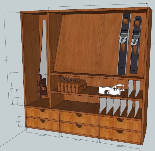 Wood Tool Cabinet Plans